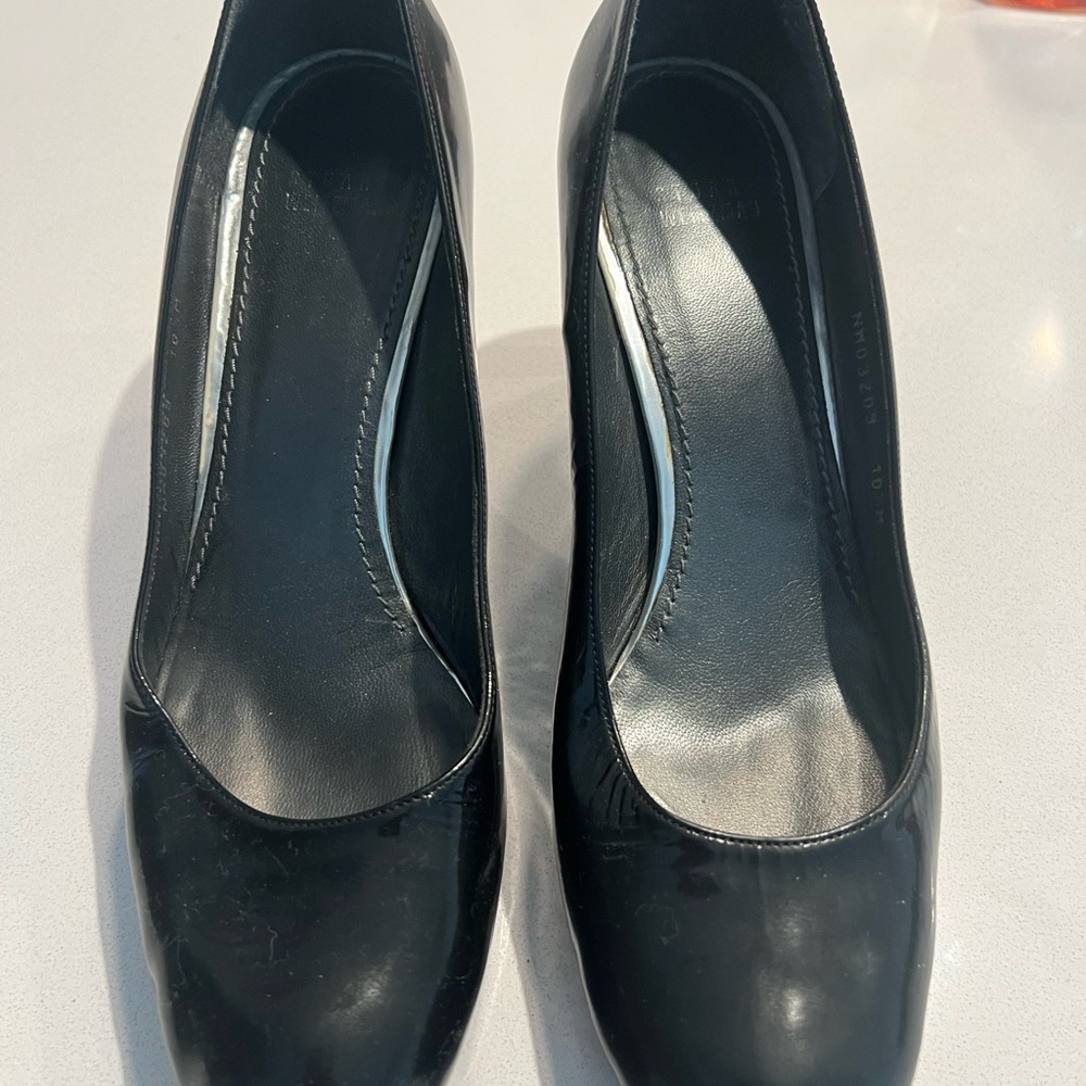 Stuart Weitzman Black Heels size 10 1/2 M